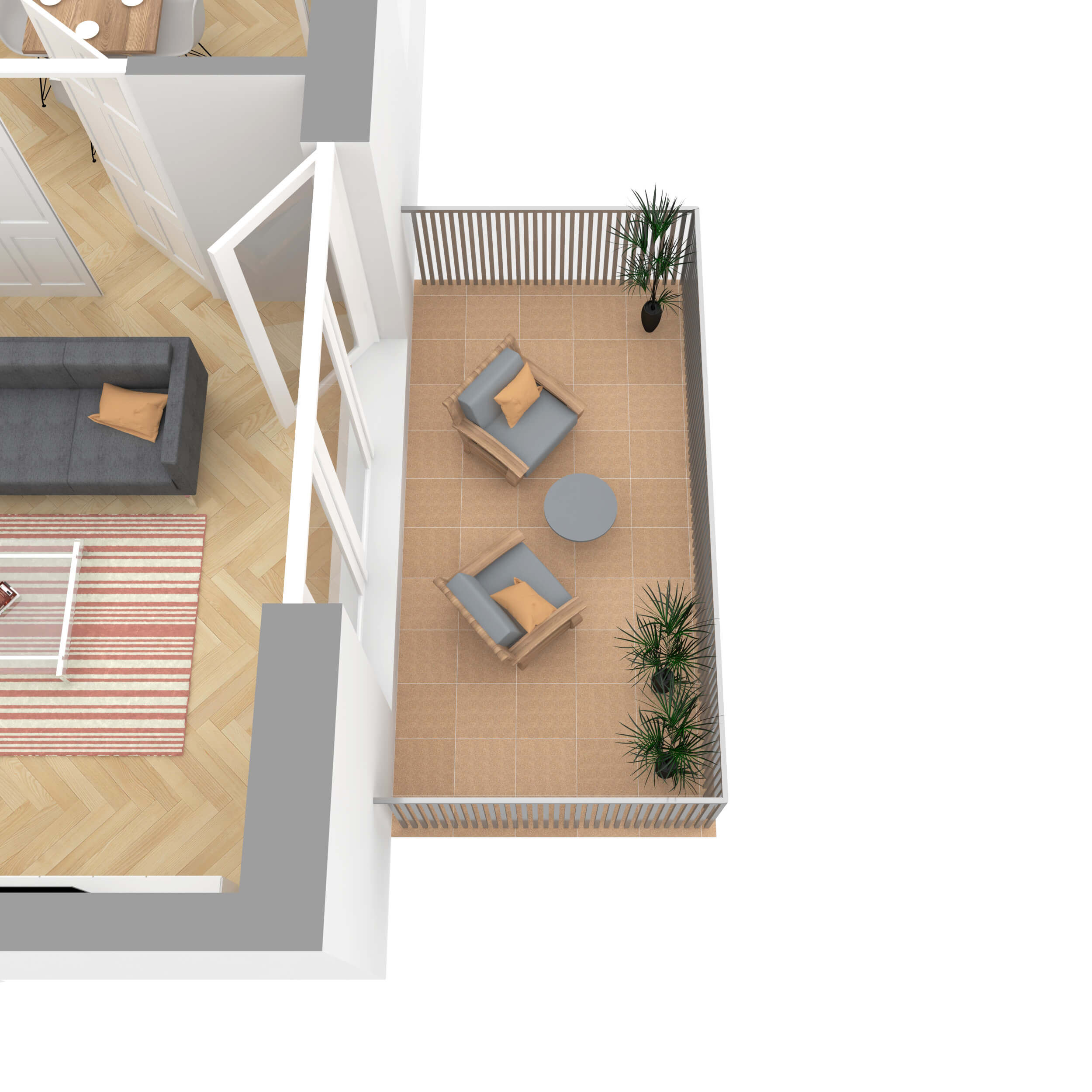 Balkon Edelstahl Standard